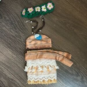 EUC Moana costume outfit for American Girl dolls
